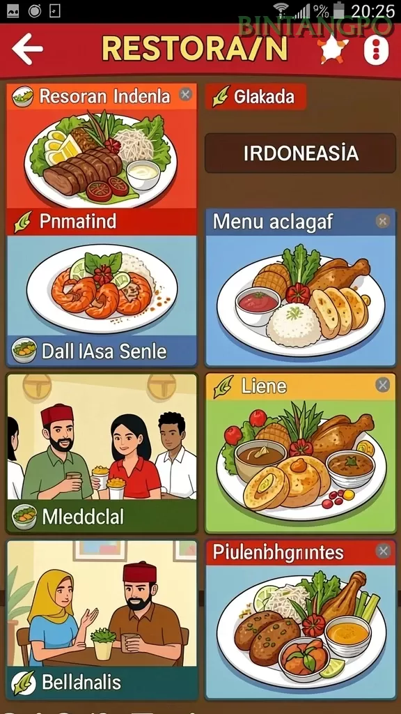 Cuplikan layar MULTIPLAYER — halaman utama